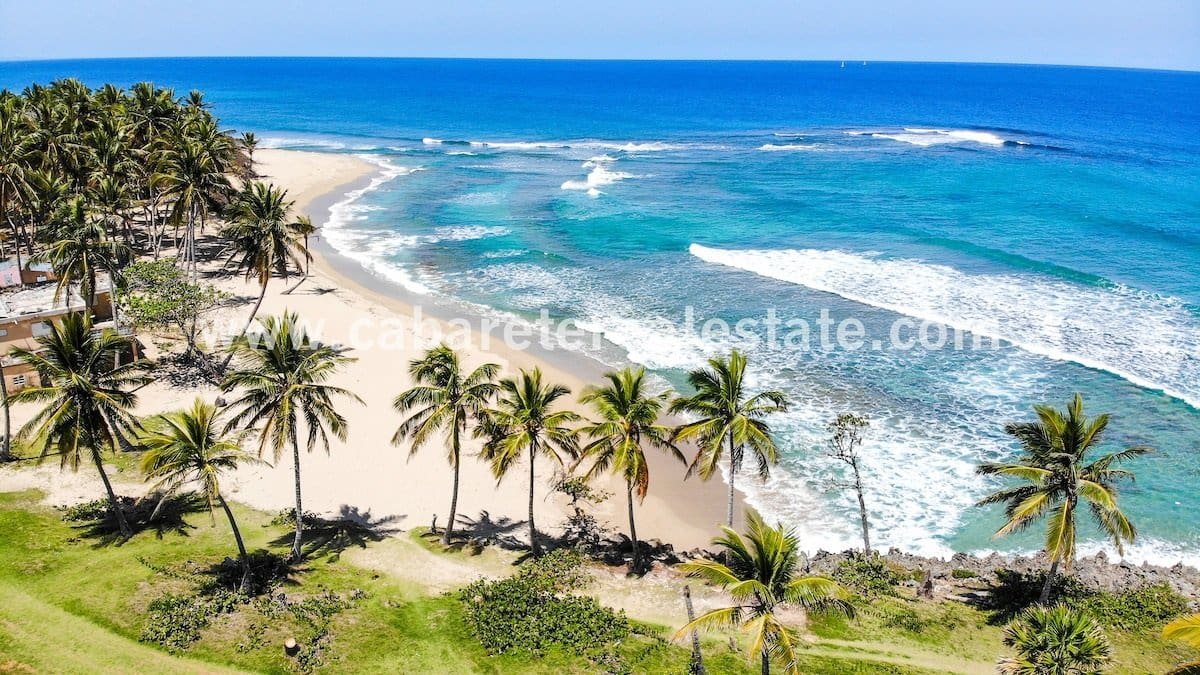Tropical Caribe Terreno frente al mar Lotes frente a la playa Cabarete Real Estate Encuentro Beach Cabarete
