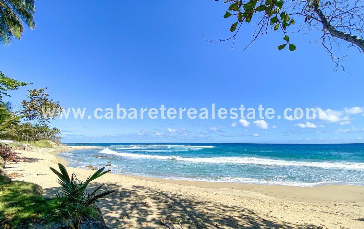 Tropical Caribbean Oceanfront Land Beachfront land Cabarete Real Estate Dominican Republic