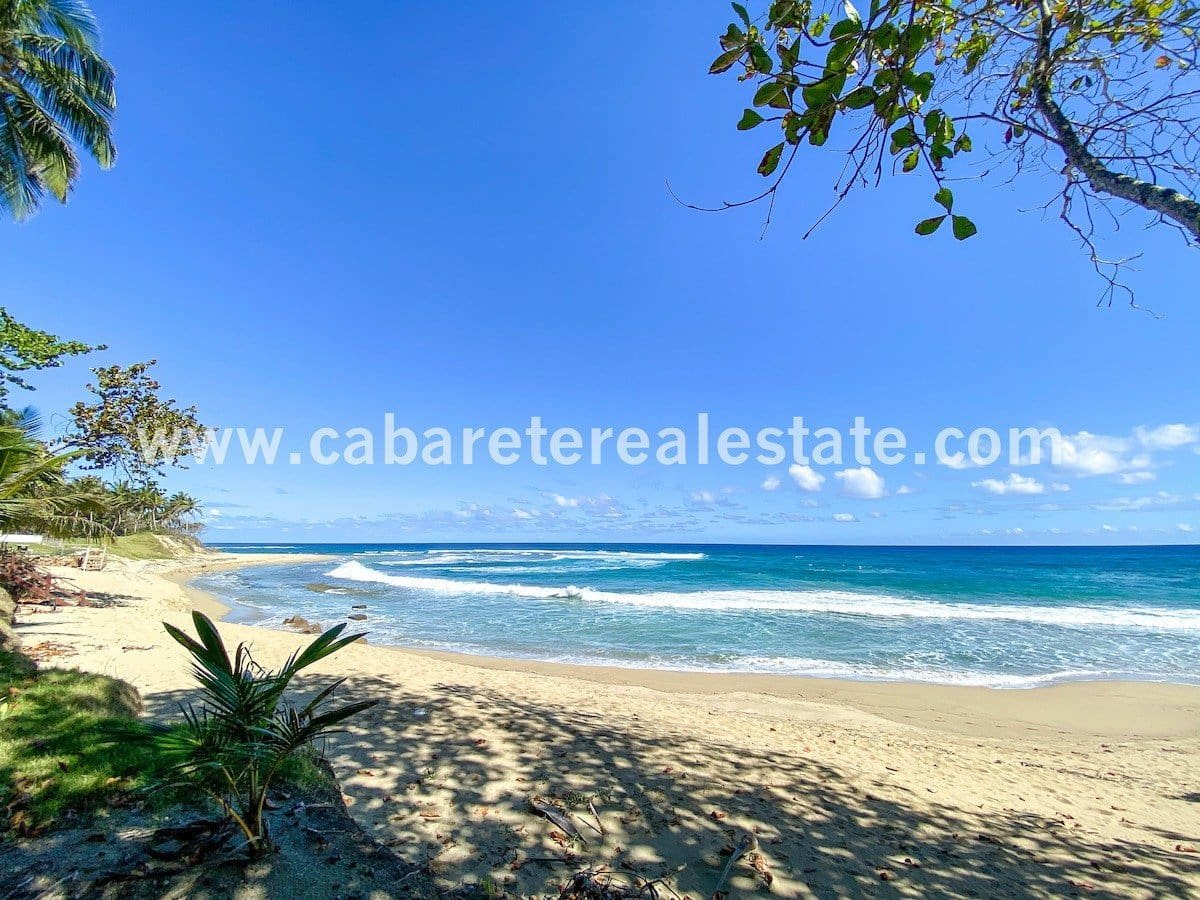 Tropical Caribbean Oceanfront Land Beachfront land Cabarete Real Estate Dominican Republic