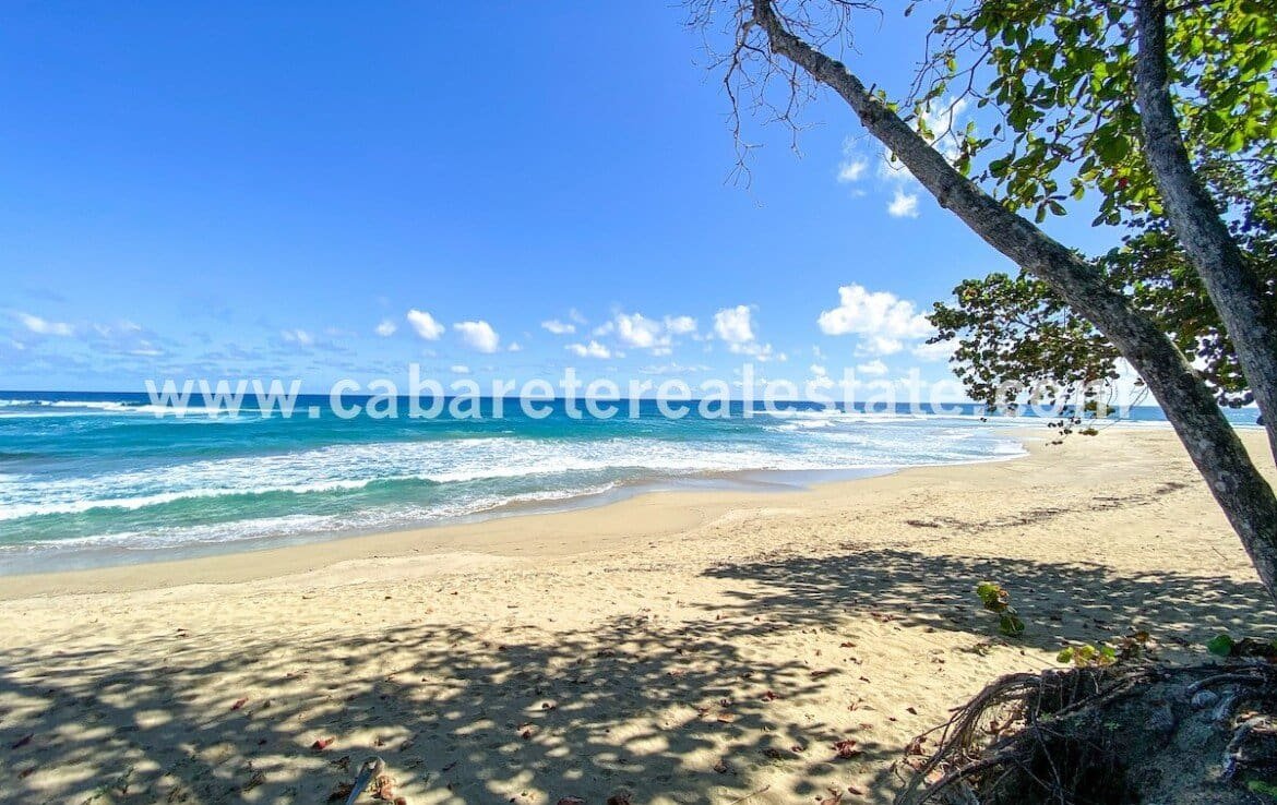 Tropical Caribbean Oceanfront Land Cabarete Real Estate Beach front land Dominican Republic El Encuentro Beach