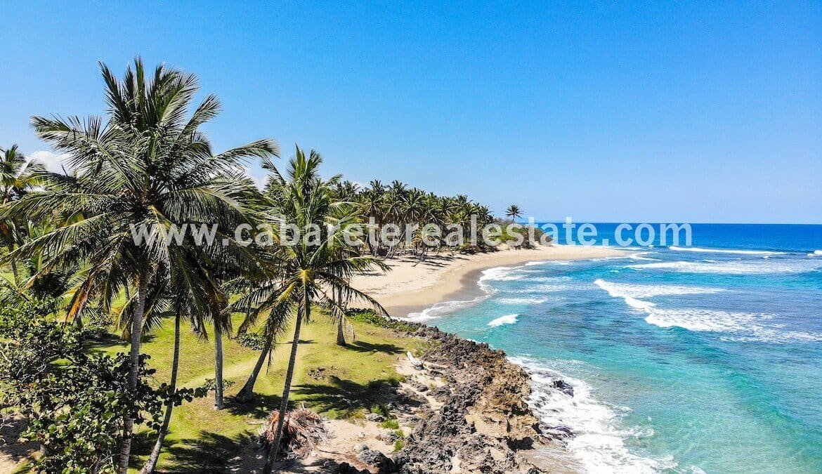 Tropical Caribbean Oceanfront Land Encuentro Beach Cabarete Beach Front lots Cabarete Real Estate