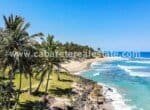 Tropical Caribbean Oceanfront Land Encuentro Beach Cabarete Beach Front lots Cabarete Real Estate