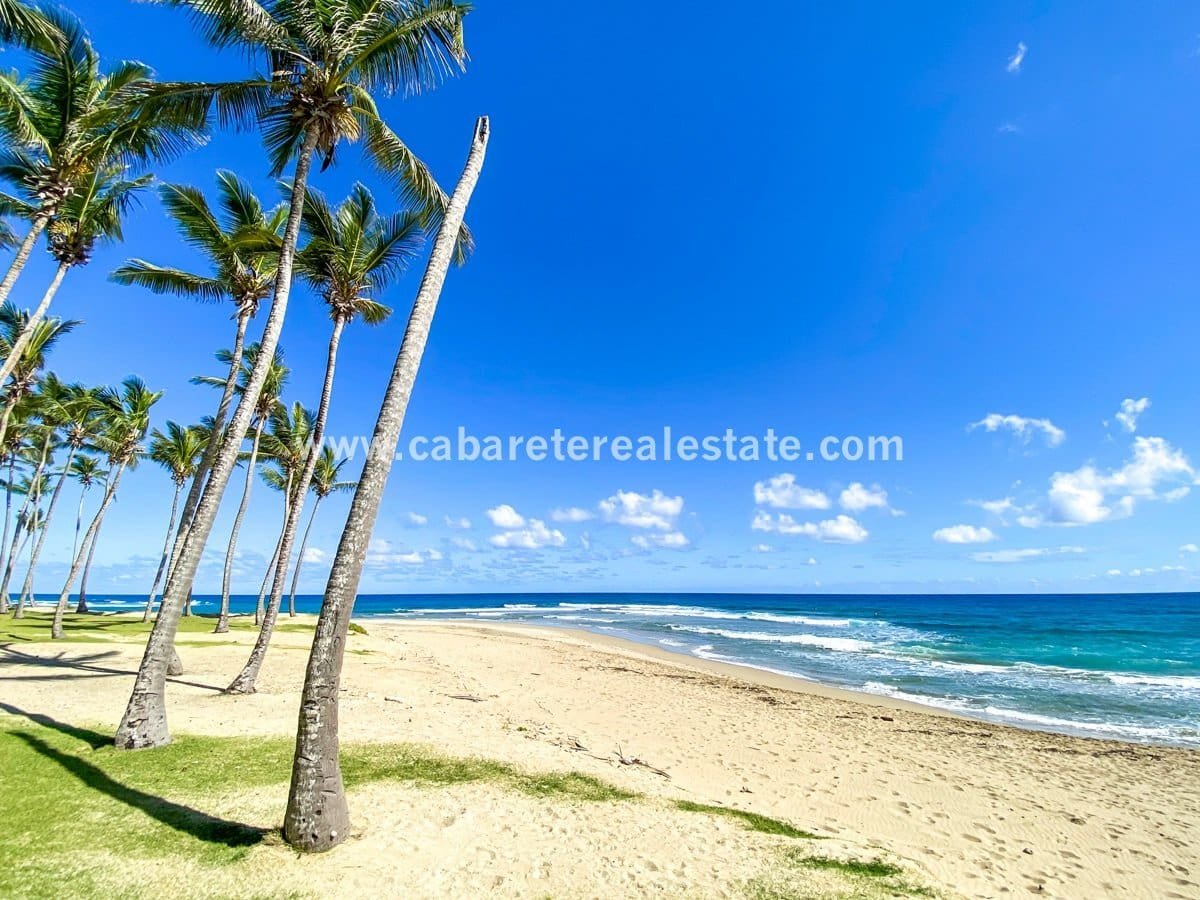 Tropical Caribbean Oceanfront Land Encuentro beach front land Cabarete Dominican Republic