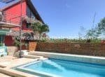Bed and Breakfast Hauptgebäude mit Pool Cabarete Dominikanische Republik Lagune