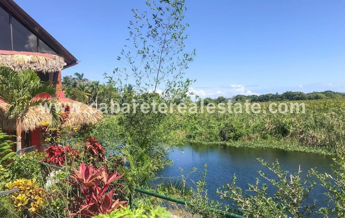 Blick auf die Lagune Naturschutzgebiet BB Cabarete Dominikanische Republik