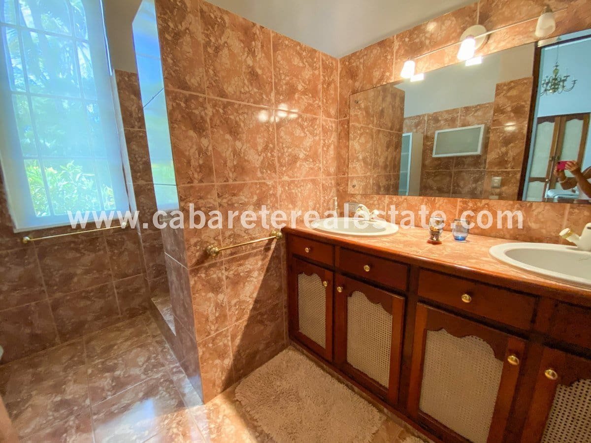 Salle de bain dans une luxueuse villa Cabarete République dominicaine