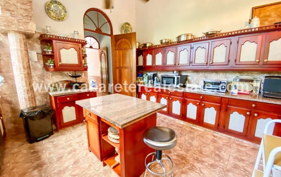 Equipped kitchen in luxurious beachside five star gated community Cabarete Dominican Republic