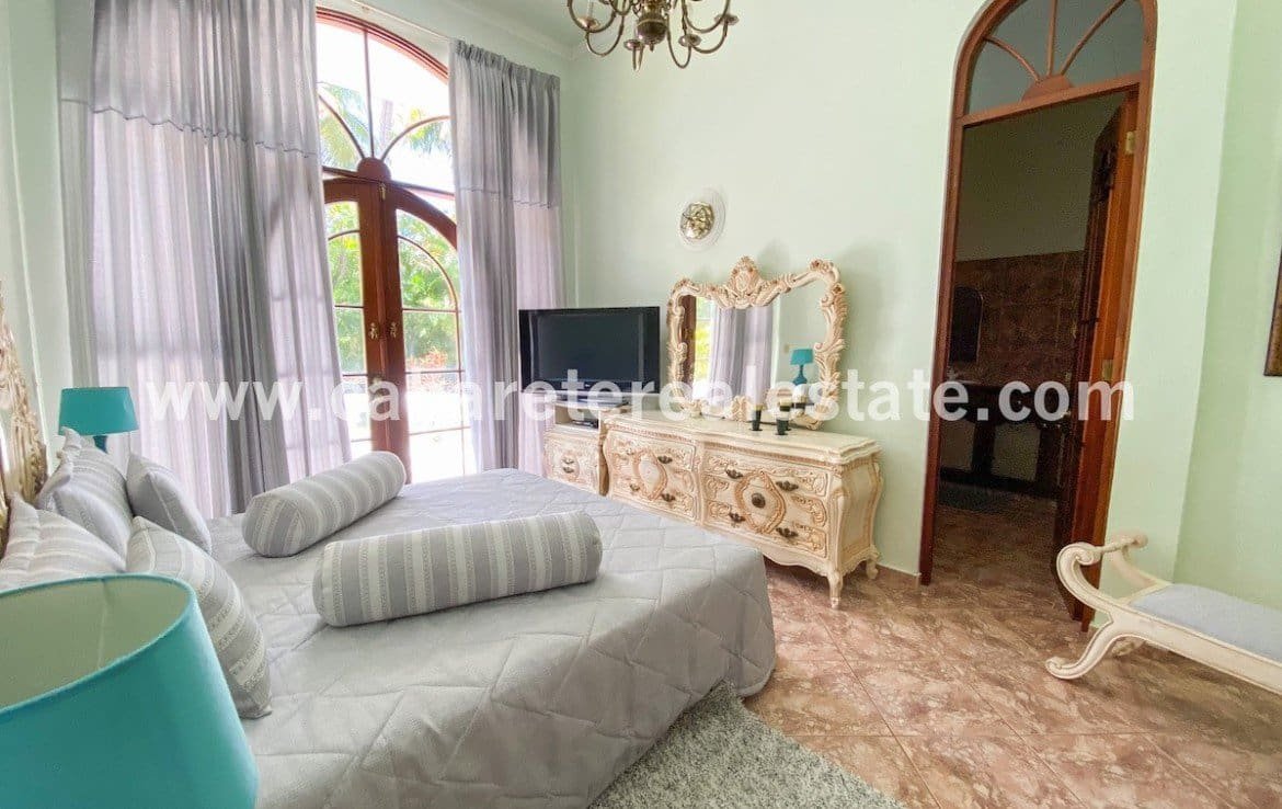 Guest bedroom luxury villa Cabarete Real Estate