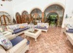 Living area in villa in gated beachside community Cabarete Dominican Republic