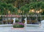 Poolside view luxurious villa in gated community Cabarete Dominican Republic
