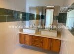Double sink vanity in luxurious beachfront apartment Cabarete Dominican Republic has it all