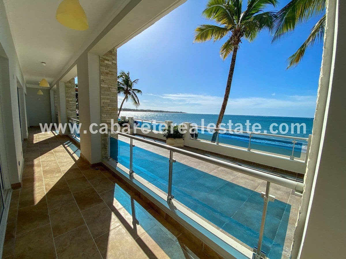 Purer Strandblick soweit das Auge reicht Cabarete Real Estate