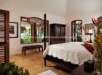 Master bedroom Beachfront villa Cabrera Dominican Republic 1