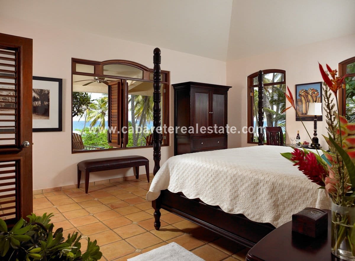 Hauptschlafzimmer Villa am Strand von Cabrera Dominikanische Republik 1