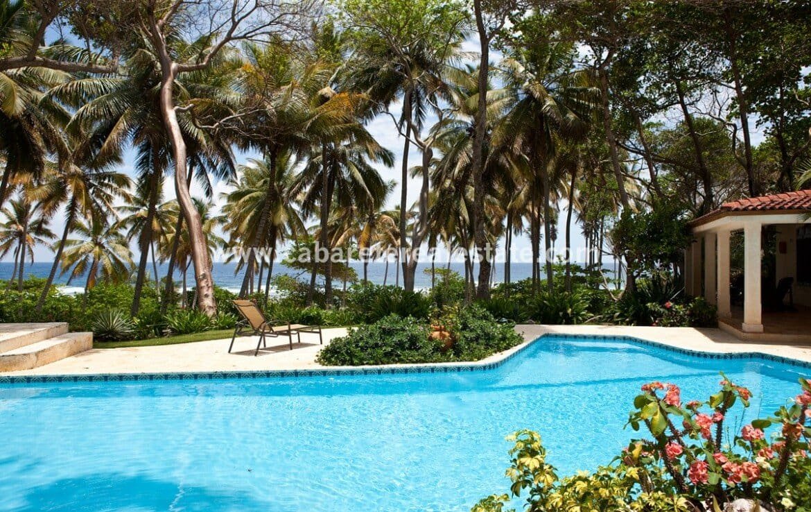 Pool and casita Beachfront paradise Cabrera Cabarete Real Estate Dominican Republic 1