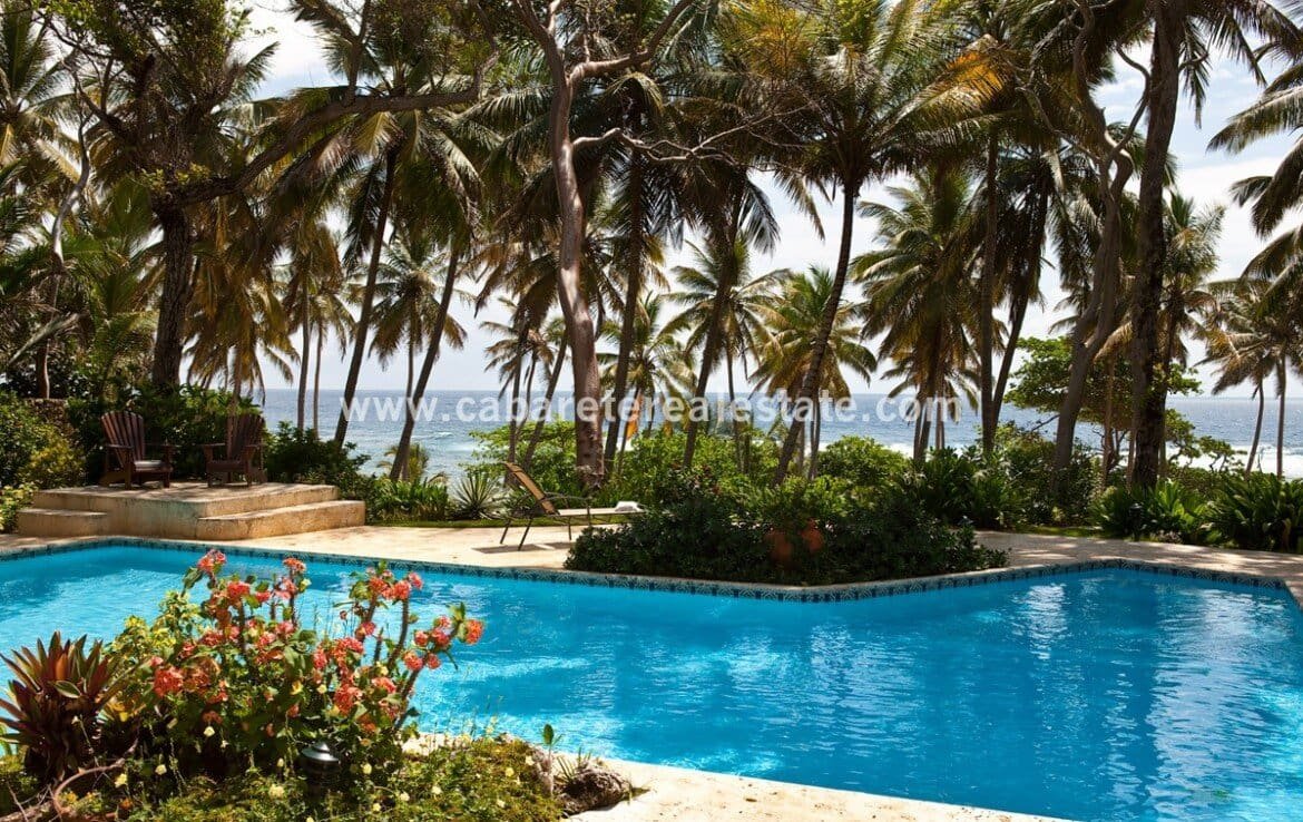 Pool luxurious Beach house Cabrera Cabarete Real Estate 1