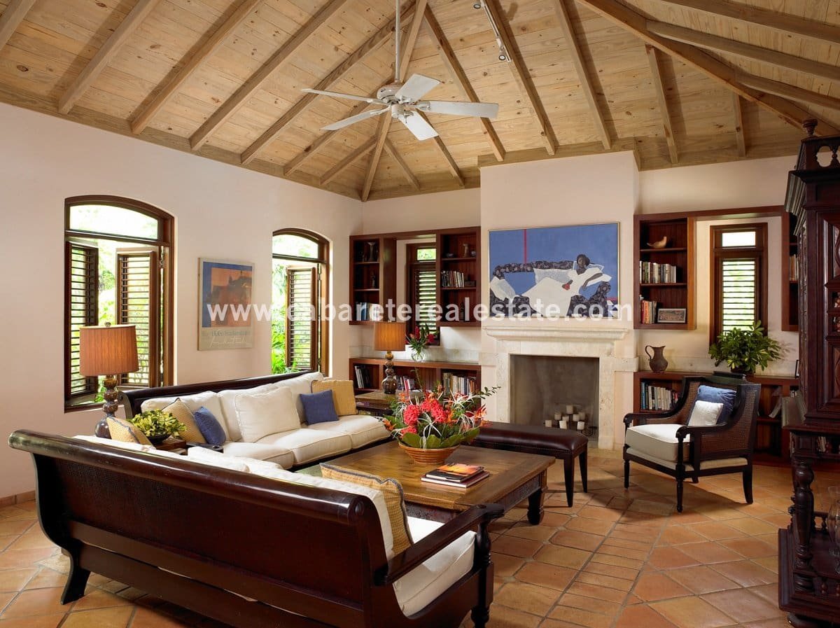 Atemberaubender Wohnbereich im Haus am Strand von Cabrera Dominikanische Republik 1
