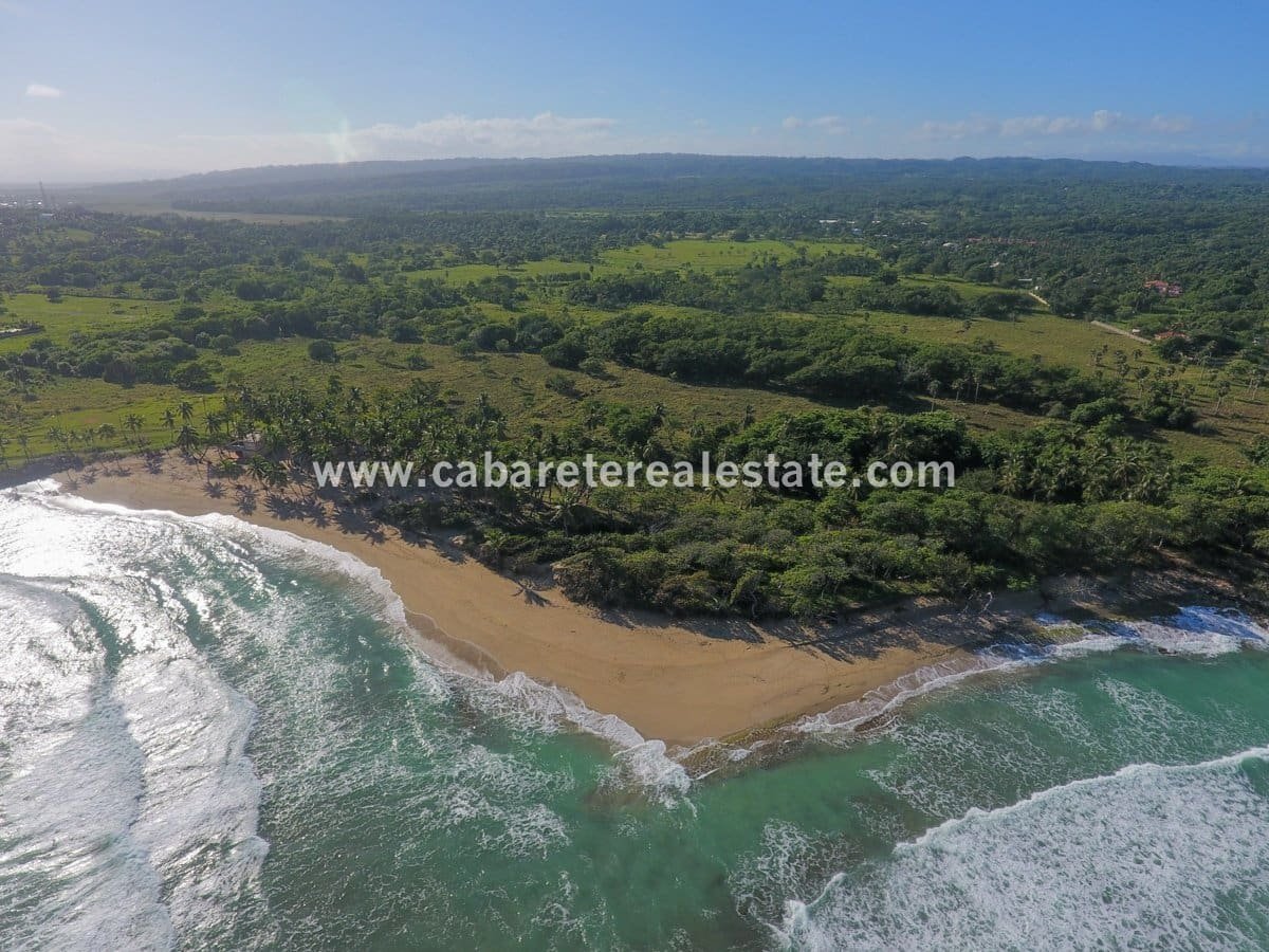 Playa Encuentro tierra Côte Nord République Dominicaine El Encuentro Terrain de développement 123 acres Cabarete Immobilier