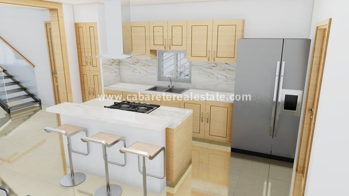 Luxury hilltop Ocean facing Condos cabarete encuentro kitchen oven stove appliances