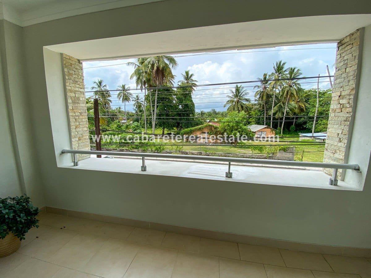 2 bedroom condo in Cabarete Bay balcony view