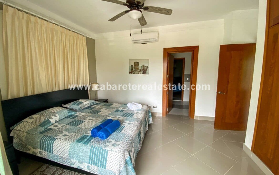 Appartement de 2 chambres à Cabarete Bay chambres à coucher