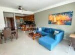 2 bedroom condo in Cabarete Bay dining living