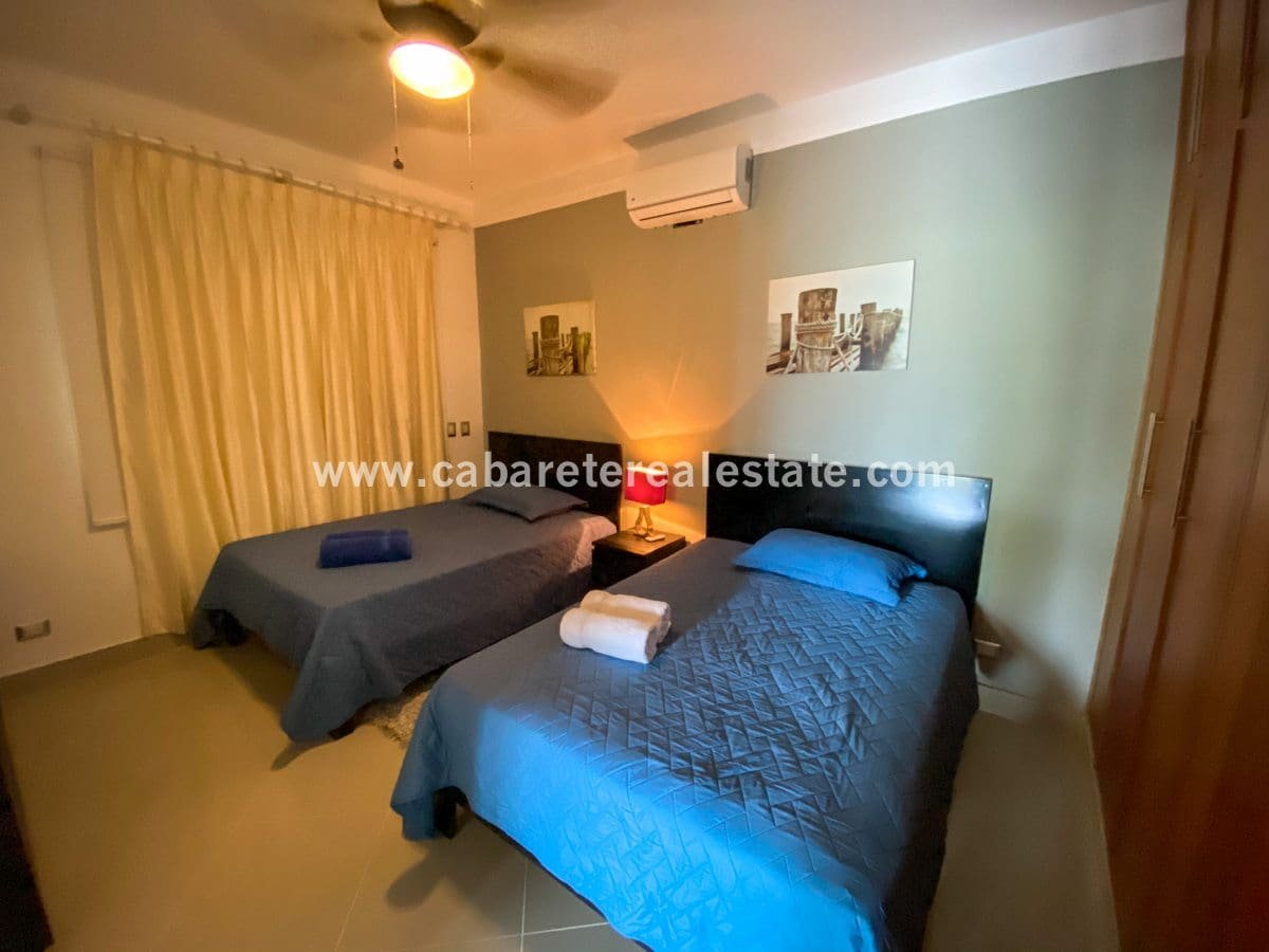 2 bedroom condo in Cabarete Bay guest bedroom