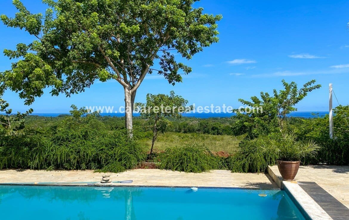 3 Schlafzimmer einstöckiges Haus in Sosua Hinterhof Meerblick