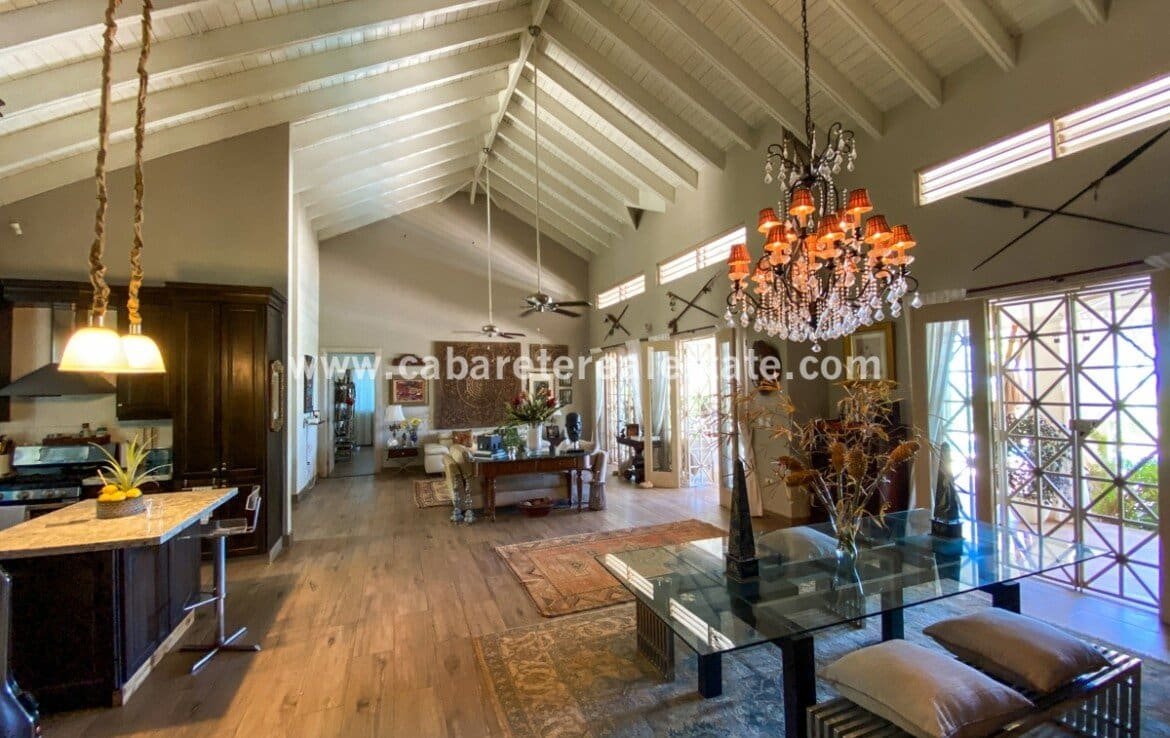 3 Schlafzimmer einstöckiges Haus in Sosua Esszimmer und Küche