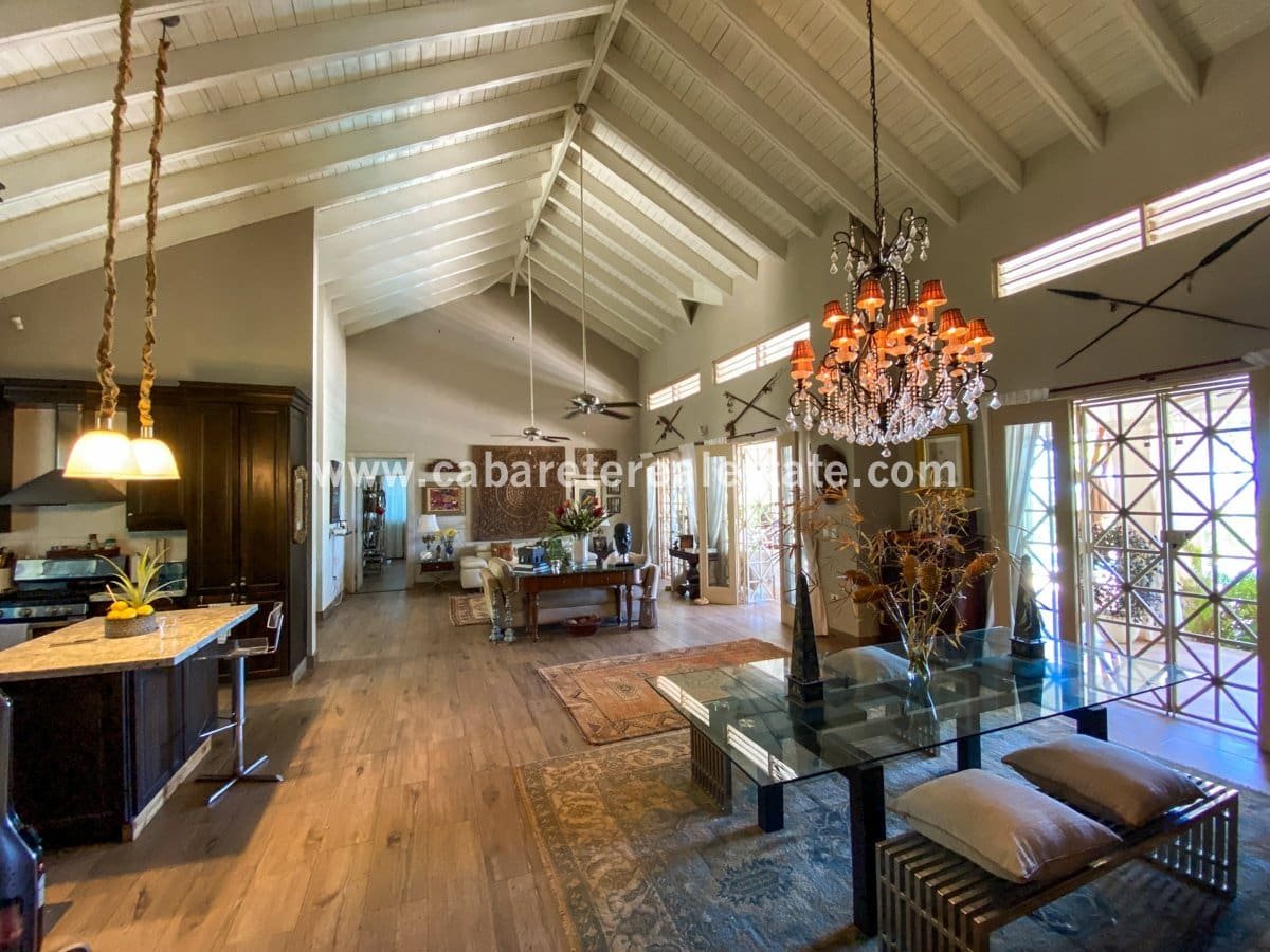 3 Schlafzimmer einstöckiges Haus in Sosua Esszimmer und Küche
