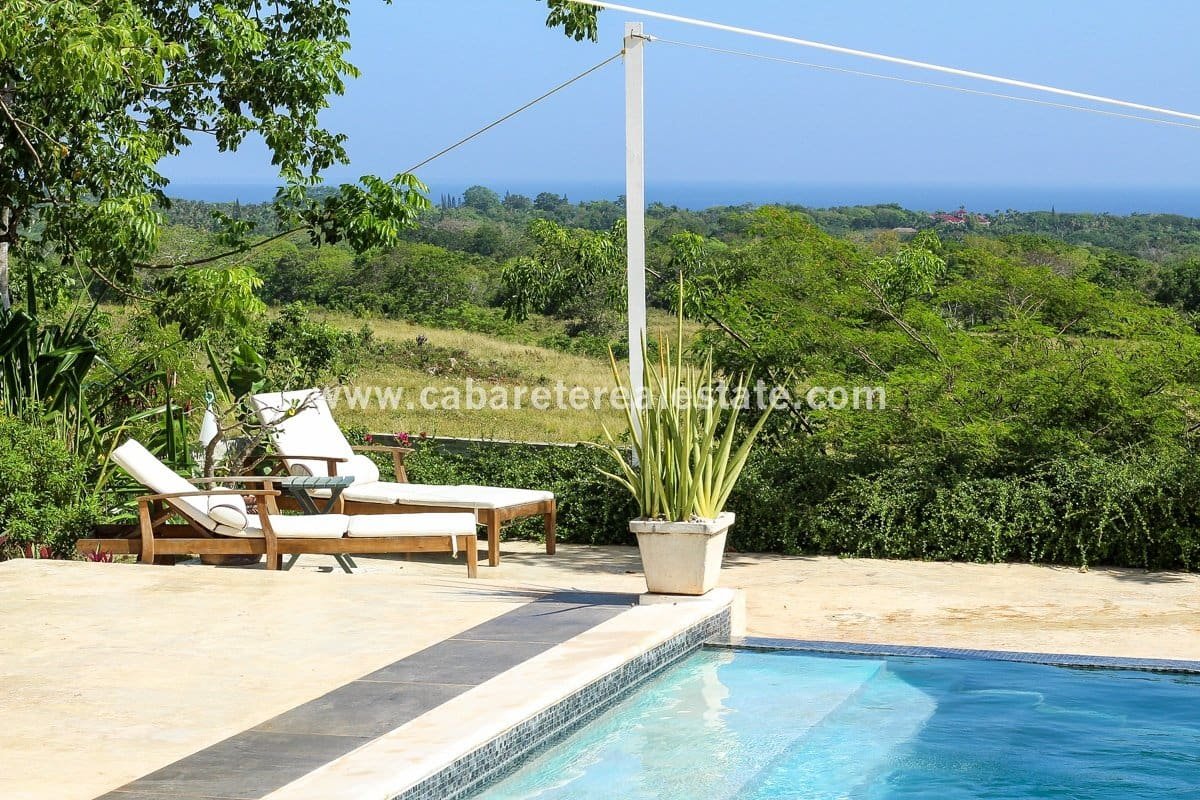 3 Schlafzimmer einstöckiges Haus in Sosua Lounge Pool