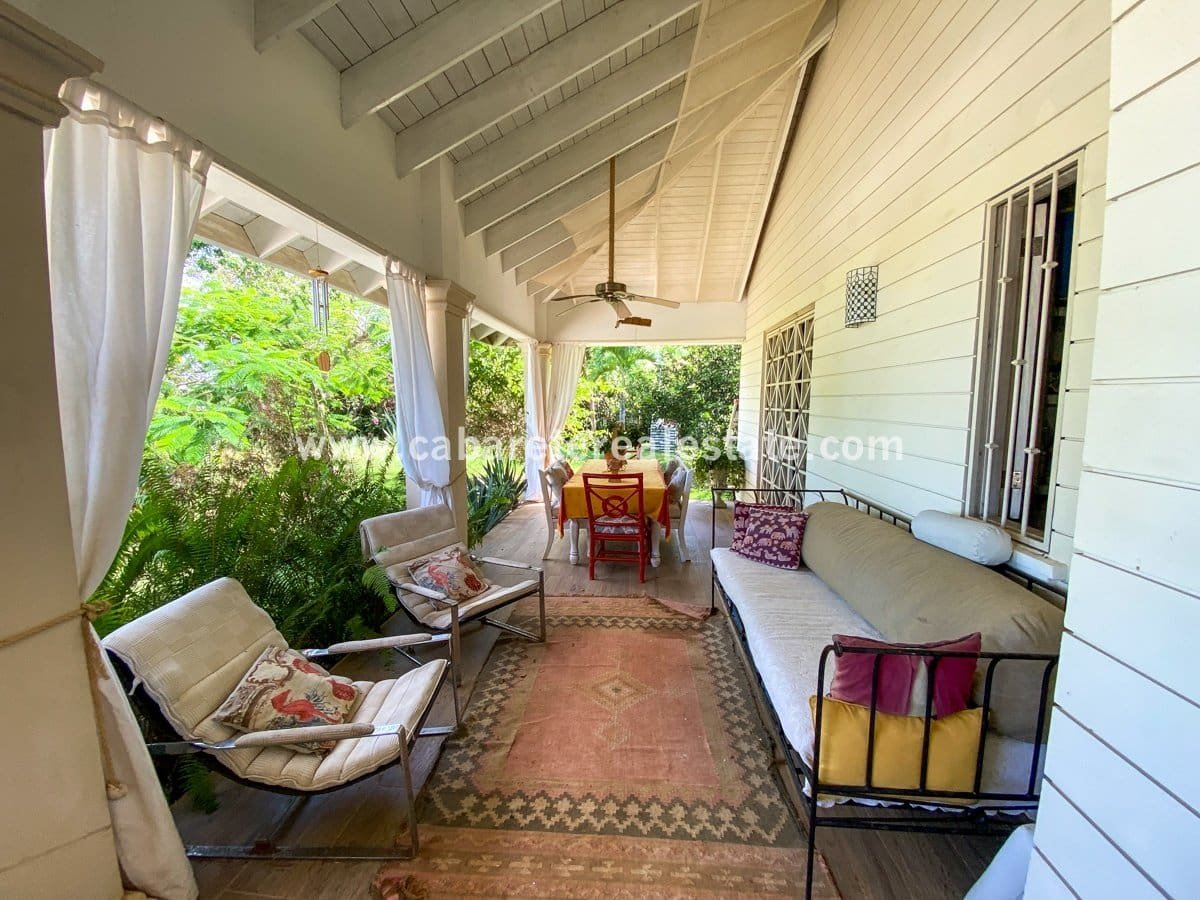 Einstöckiges Haus mit 3 Schlafzimmern in Sosua Veranda 1