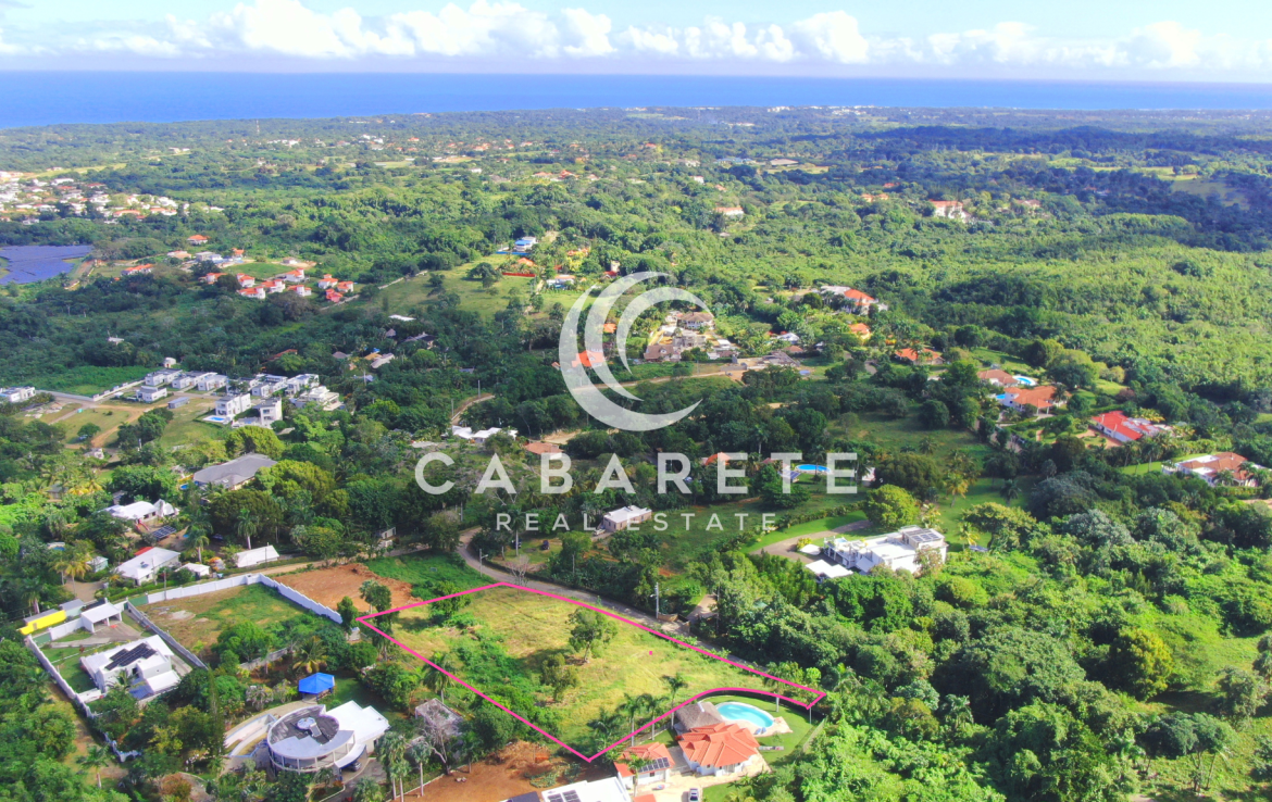 Unveil the allure of land for sale in Sosua, where nature meets investment in perfect harmony
