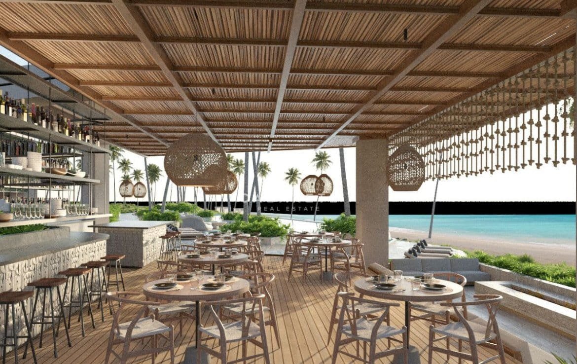 Atlantic View Residence en Punta Goleta, Cabarete, República Dominicana cuenta con Tuva, un encantador restaurante frente a la playa....