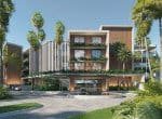 La Residencia Atlantic View en Punta Goleta, Cabarete, República Dominicana cuenta con una impresionante zona de entrada