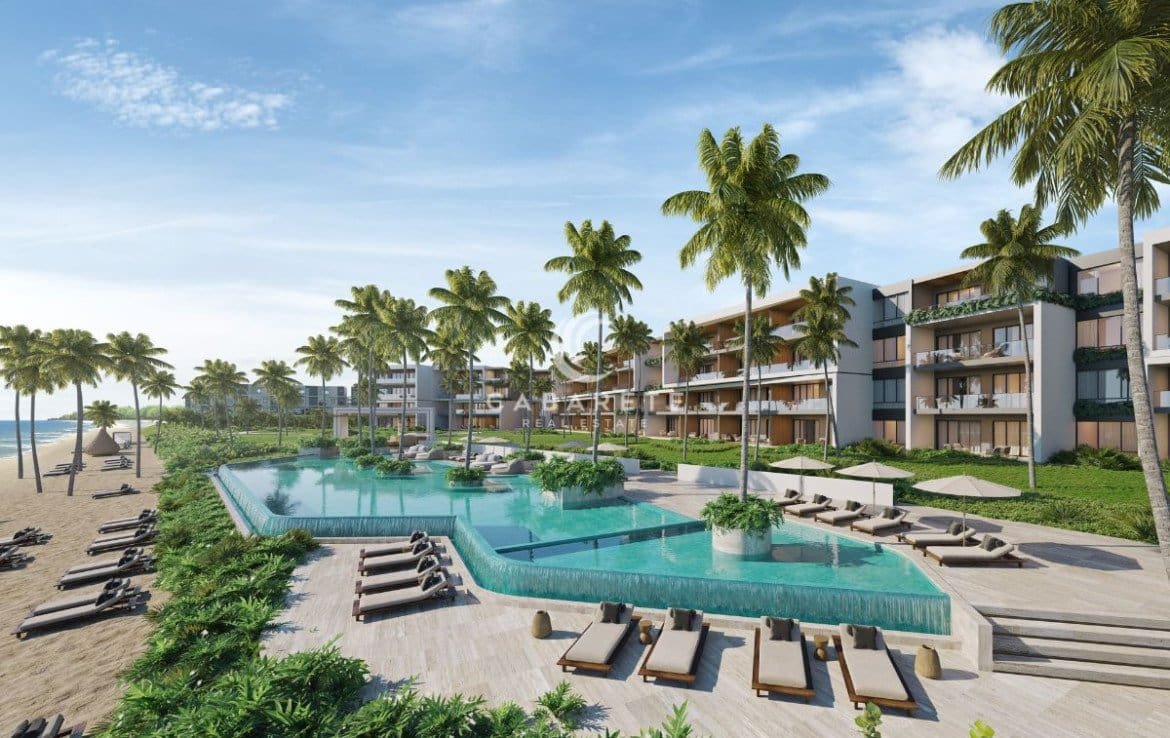 Pre Construcción Condominios frente al mar en Atlantic View, Cabarete