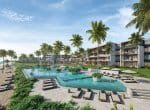 Pre Construcción Condominios frente al mar en Atlantic View, Cabarete