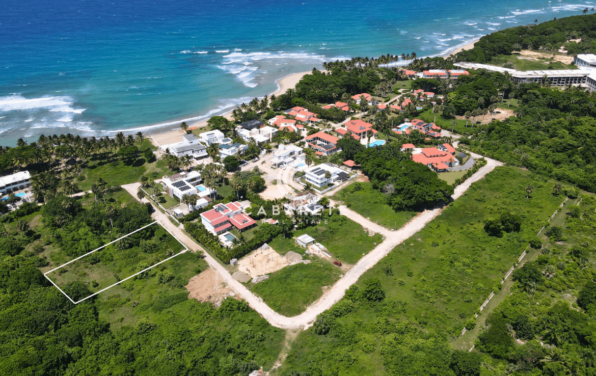 Oceanfront Property Aerial View