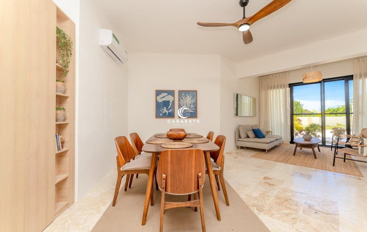 Spacious Open-Plan Living and Dining Area in Cabarete