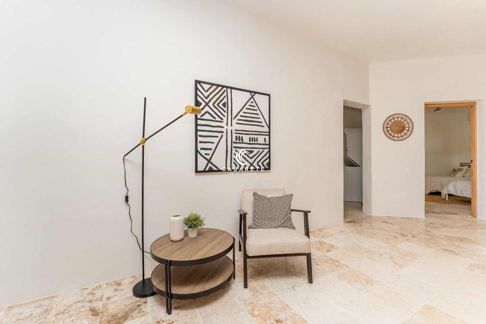 Spacious Sitting Area in Cabarete Apartment