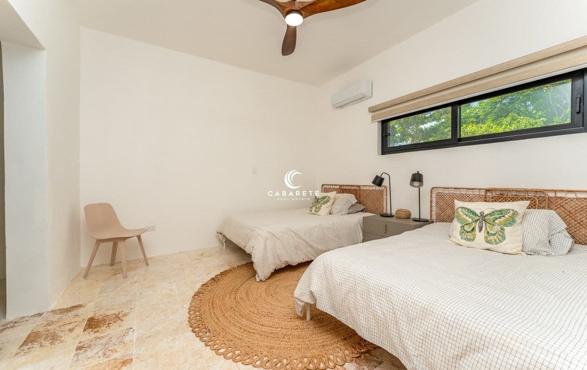 Spacious Guest Bedroom in Cabarete Villa