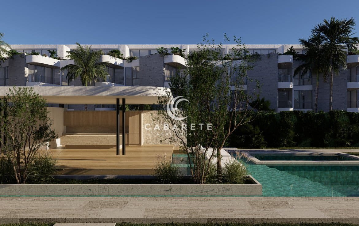 Cabarete Modern Apartment Complex with Pool and Lounge Area