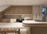 Cabarete Modern Kitchen with Island and Pool View