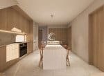 Modern Kitchen in Cabarete Luxury Apartment
