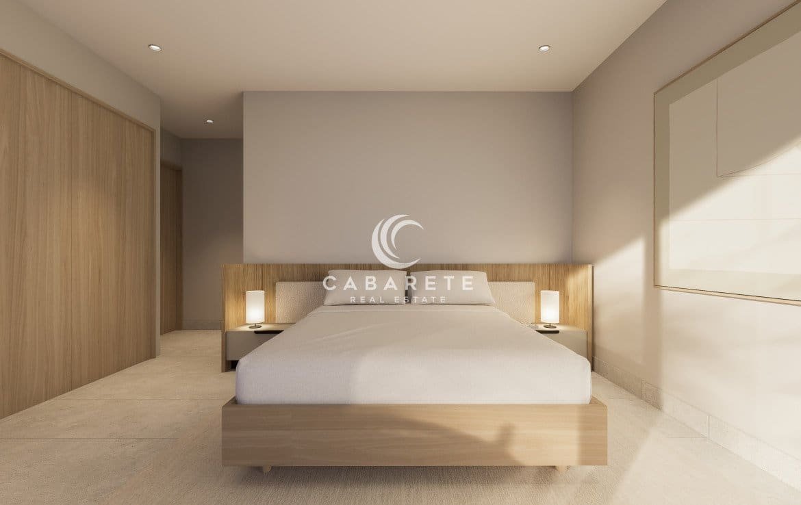 Spacious Bedroom in Cabarete Modern Apartment