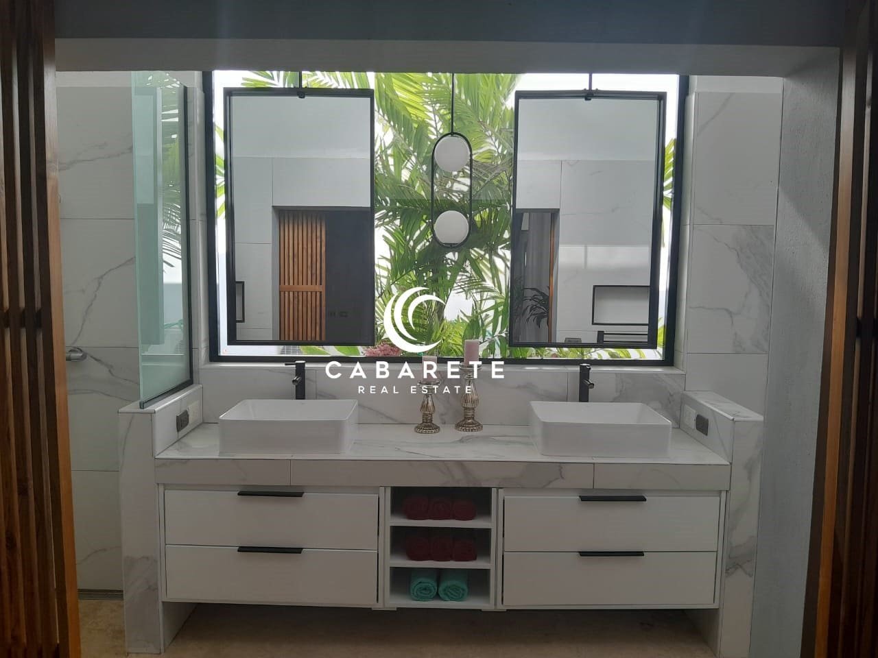 Move-in-ready 3-bedroom villa in Sosua, Dominican Republic, featuring stylish furnishings and an inviting open layout.