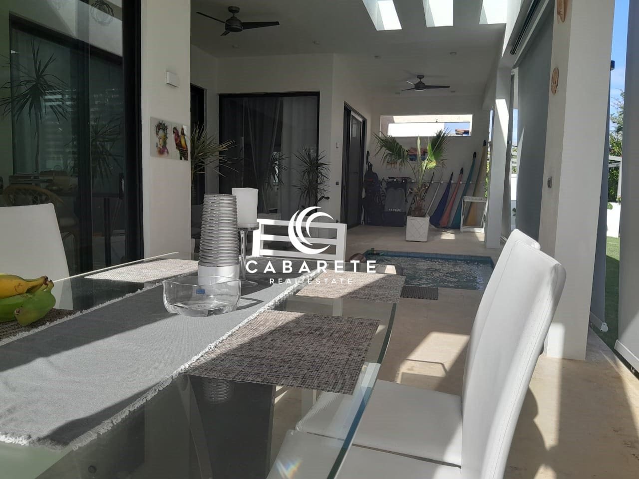 tropical garden luxury villa sosua dominican republic Modern villa for sale in Sosua Ocean Village, Dominican Republic, showcasing contemporary design and spacious interiors