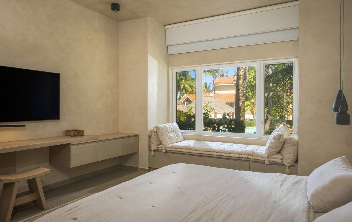 Minimalist Boho Haven OceanDream Tropical Bedroom View Cabarete