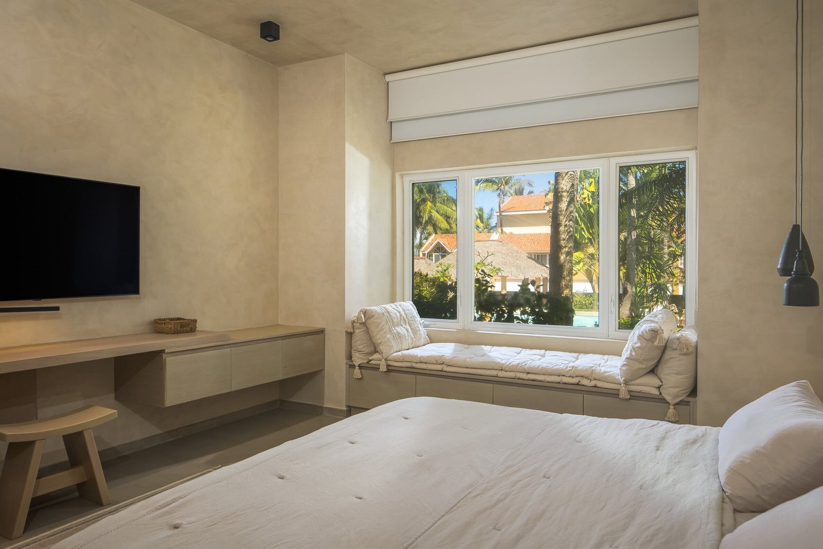 Minimalist Boho Haven OceanDream Tropical Bedroom View Cabarete