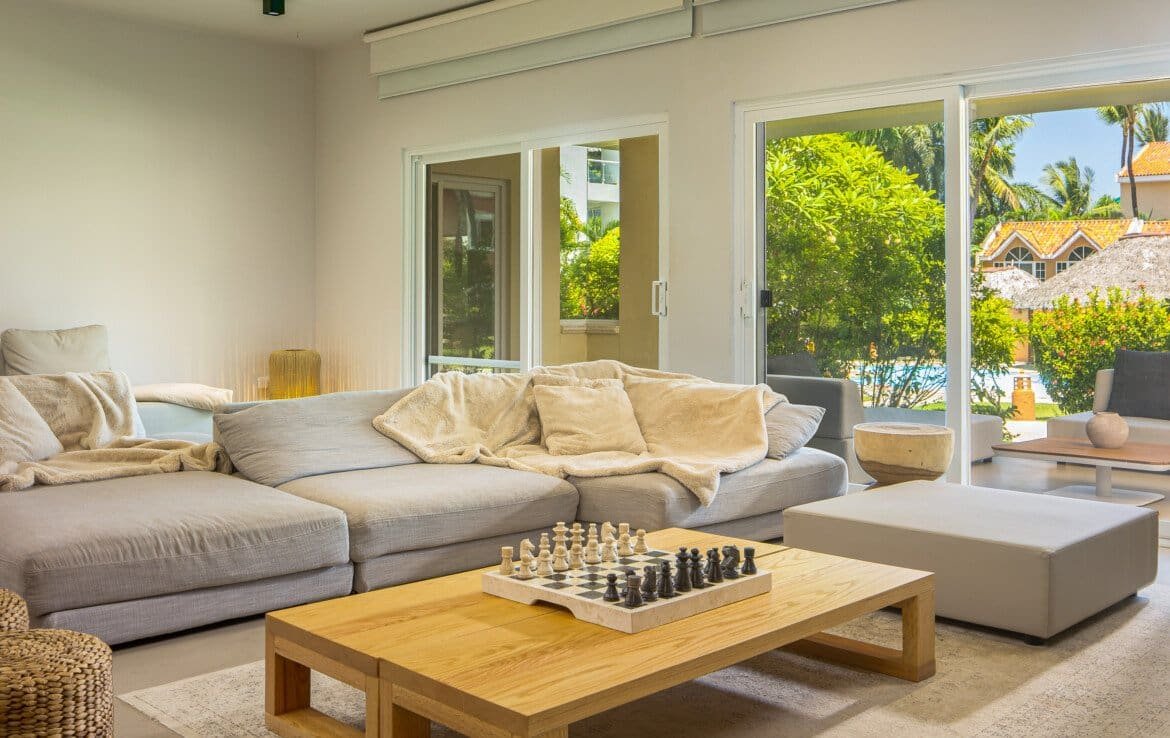 Large Living Room Cabarete Minimalist Boho Haven OceanDream
